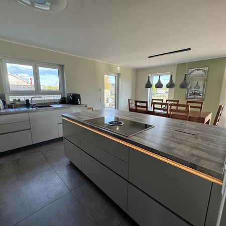 Modernes Ferienhaus In Uedersdorf Extérieur photo