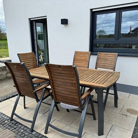 Modernes Ferienhaus In Uedersdorf Extérieur photo