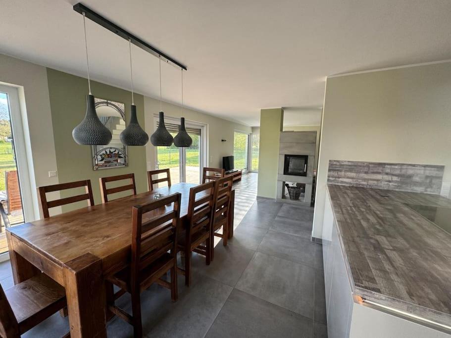 Modernes Ferienhaus In Uedersdorf Extérieur photo